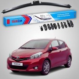 Cumpara ieftin Ștergător Toyota Yaris P13 Hatchback 2011-prezent | Set Față Flat Premium &ndash; TeamCar&reg;