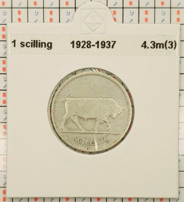 Irlanda 1 shilling Scilling 1935 argint - km 6 - G011
