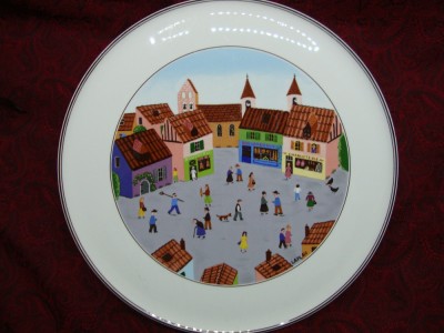 TAVA / PLATOU DIN PORTELAN VILLEROY &amp;amp; BOCH DESING NAIF SEMNAT LAPLAU foto
