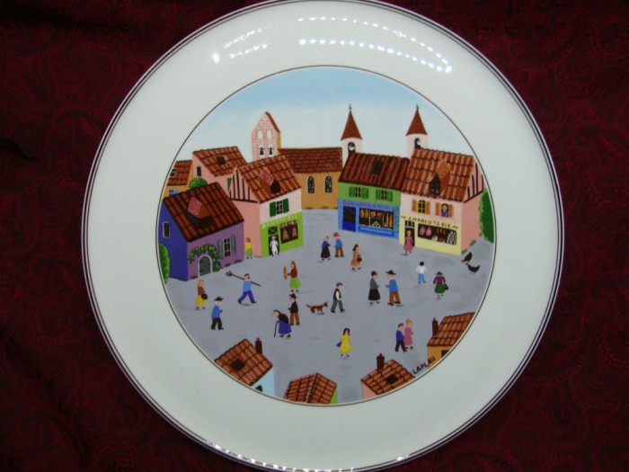 TAVA / PLATOU DIN PORTELAN VILLEROY &amp; BOCH DESING NAIF SEMNAT LAPLAU
