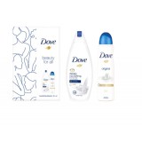 Set cadou Dove Original: Gel de dus 250 ml + Deodorant 150 ml