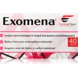 FarmaClass Industry Exomena capsule pentru susținerea unei stări de confort &icirc;n perioada menopauzei 40 caps.