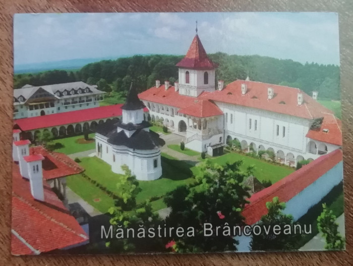 M3 C3 - Magnet frigider - tematica turism - Manastirea Brancoveanu - Romania 43