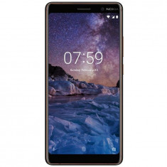 Telefon mobil Nokia 7 Plus, Dual SIM, 64GB, 4G, Black Copper foto