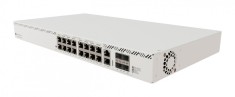 Switch 16xRJ45 PoE Gigabit, 2xRJ 45 consola, 4 SFP 10G, Management - MIKROTIK CRS320-8P-8B-4S+RM