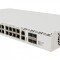 Switch 16xRJ45 PoE Gigabit, 2xRJ 45 consola, 4 SFP 10G, Management - MIKROTIK CRS320-8P-8B-4S+RM