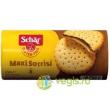 Biscuiti cu Crema de Cacao fara Gluten - Maxi Sorrisi 250g