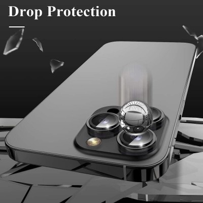 Protectie Camere iPhone 15 Pro iPhone 15 Pro Max Negru foto