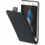 Cumpara ieftin Husa Telefon Vertical book Huawei Ascend y550 black BeHello