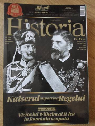 HISTORIA OCTOMBRIE 2017. KAISERUL IMPOTRIVA REGELUI-COLECTIV