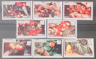 Eynhallow holly island fructe serie 8v. MNH foto
