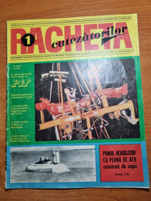 revista racheta cutezatorilor ianuarie 1970 foto