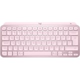 Tastatura wireless Logitech MX Keys Mini Minimalist, Iluminata, Rose