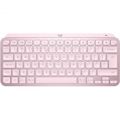 Tastatura wireless Logitech MX Keys Mini Minimalist, Iluminata, Rose