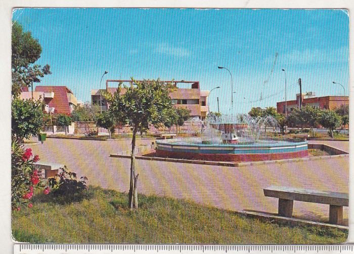 bnk cp Libia - Benghazi - Vedere generala - circulata spre Romania 1974