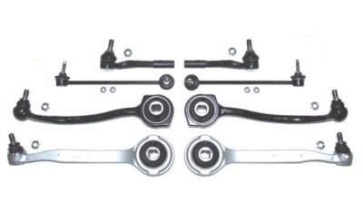 Kit brate suspensie / directie Mercedes C-Class W203, S203 (05.2000 - 08.2007) - 8 piese QWP WSS1003 foto