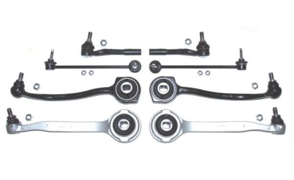 Kit brate suspensie / directie Mercedes C-Class W203, S203 (05.2000 - 08.2007) - 8 piese QWP WSS1003