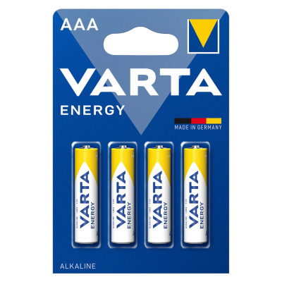 Baterii Alcaline AAA LR3 1.5V Varta Energy Blister 4 foto