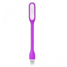 Lampa Portabila USB Pliabila LED Pentru Laptop sau PowerBank &ndash; Mov
