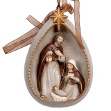 Cumpara ieftin Set 2 ornamente brad Nasterea Domnului polirasina multicolora 8x4x11 cm