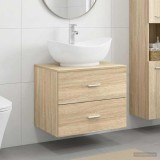 Cumpara ieftin Dulap pentru Chiuveta de Baie Stejar Sonoma 62,5 x 44,5 x 80 cm