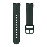 Curea din silicon 20 mm THD pentru Samsung Galaxy Watch 5 44 mm/40 mm si Samsung Galaxy Watch 5 Pro 45 mm, model Dynamic Sport, culoarea verde midnigh