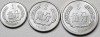 Set 3 Monede China Fen, KM#1-3, Anii Variati - Numismatica Chineza