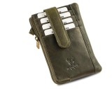 Cumpara ieftin Portofel din piele MATADOR K-0111, protectie RFID, verde - RESIGILAT