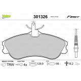 Set placute frana disc Citroen Berlingo Berlingo First, Xsara; Peugeot 306, Partner, Partner Sasiu Motor 1.1, 1.1 i, 1.1 i, 1.4, 56x129.9x18.2mm,