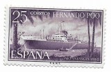 Fernando Po - Nava maritima, 1962 - neobliterat