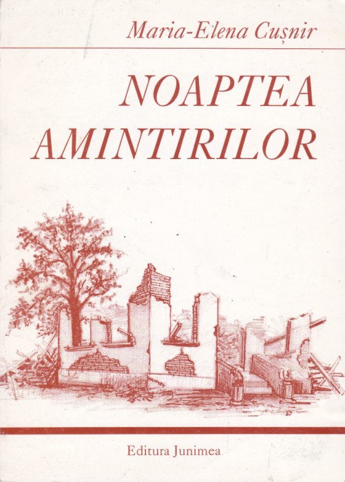 AMS - MARIA-ELENA CUSNIR-NOAPTEA AMINTIRILOR (DEDICATIE+AUTOGRAF)