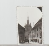 bnk foto Sighisoara - Turnul Ceasului - anii `60