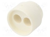 Insert presetupă 5mm NPT1/2 elastomer 2 orificii HUMMEL