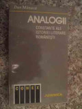 Analogii Constante Ale Istoriei Literare Romanesti - Dan Manuca ,535421