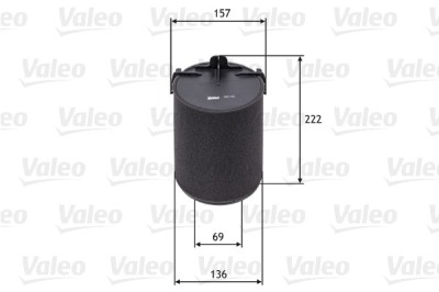 VALEO 585742 Filtru aer foto