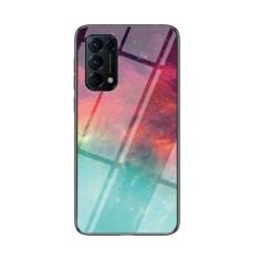 Husa Telefon Oppo Reno5 5G Dura Cu Spate Din Sticla Multicolora foto