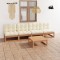 Gossi set mobilier de gradina cu perne, 5 piese, lemn masiv de pin