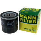 Filtru Ulei Mann Filter Opel Astra G 1998-2005 W712/41, Mann-Filter