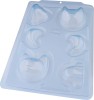 Forma Ciocolata Vulpe 3D, 6 Cavitati, 3 Parti, 135g - Matrita Profesionala Ciocolatieri, Cadou Creativ Bucatarie