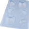 Forma ciocolata Vulpe 3D, 6 cavitati, 3 parti, 135 g