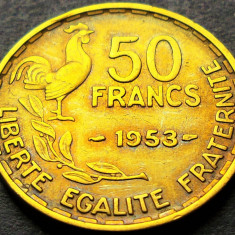 Moneda istorica 50 FRANCI - FRANTA, anul 1953 * cod 1966 B = excelenta