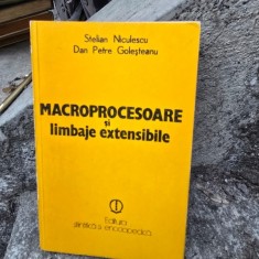 Macroprocesoare si limbaje extensibile - Stelian Niculescu, Dan Petre Golesteanu
