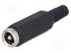 Conector alimentare DC, {{Tensiune nominala}}, {{Numarul de pini}} pini, seria {{Seria producatorului}}, 5,5/2,5mm. NINIGI - PC-GP2.5/2