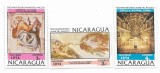 Nicaragua - Craciun - A 500-a aniversare a nasterii lui Michelangelo, 1475-1564, 1974, valori neobliterate