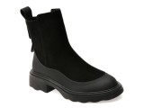 Ghete GRYXX negre, 48136, din piele intoarsa