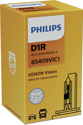Bec Xenon 85V D1r 35W Vision Philips 130874 85409VIC1 foto