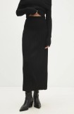 Answear Lab fustă culoarea negru, maxi, creion