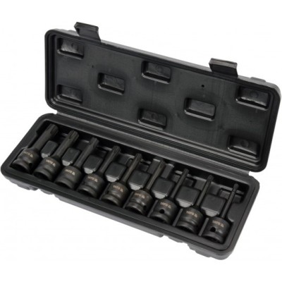 Set de noua biti de impact Ribe 1/2 Yato YT-10681 foto