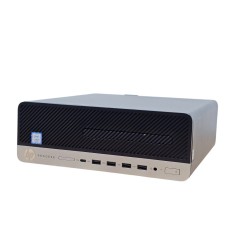 Unitate PC Second Hand, HP PRODESK 600 G3 SFF, Procesor I3 7100, Memorie RAM 8 GB, SSD 128 GB NVME, Windows 10 Pro