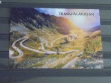 TRANSFAGARASAN - Serpentinele drumului vazute de sus la apus de soare - necirculata